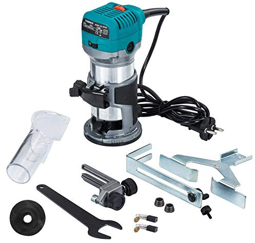 Anesty - Oberfräse und Trimmer Einhandfräse Multifräse Laminate Kantenfräse 230V 710W R0700 Router