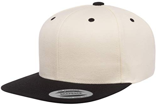 YP Classics Premium Snapback Cap – 2-Tone Natural/Black