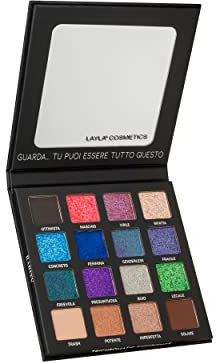 Layla You Are Rarity - Palette Ombretti con 16 colori, 4 finish: Trichrome, Metal Mirror, Butterspark Duochrome e Mat.