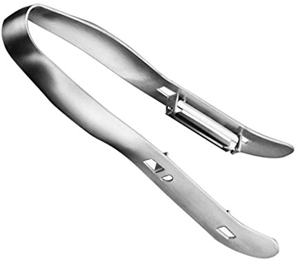 misppro Éplucheur à asperges et légumes en acier inoxydable - 20 cm de long