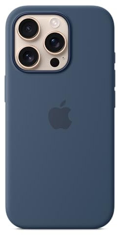 Apple Custodia MagSafe cover in silicone per iPhone 16 Pro - Denim ​​​​​​​