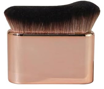 FUZVOL Bräunungspinsel, Selbstbräunungspinsel, Mischpolierpinsel, Foundation-Pinsel, flüssiges Puder, Creme, Concealer, Kosmetikpinsel für Körper-Make-up (Roségold)