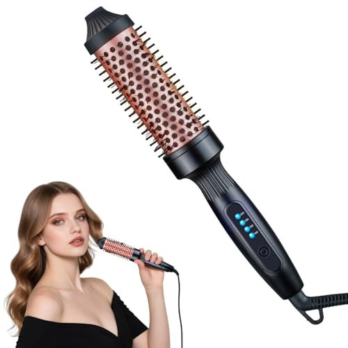 Brosse Soufflante Sèche Cheveux avec Chauffage Rapide en 30s, 4 Vitesses Réglables & Soin Infrarouge Brosse Chauffante Professionnelle pour Sécher Lisser et Donner du Volume aux Cheveux #03