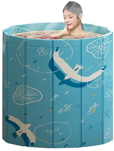 Vasca da bagno pieghevole salvaspazio, vasca da bagno pieghevole for appartamenti, design leggero e portatile for una facile conservazione(C)