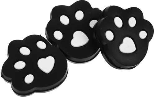 VINTORKY 3 Unidades Amortiguadores de Vibraciones para Raqueta de Tenis de Silicona Negra Amortiguador de Impactos para Jugador de Tenis Accesorio Antirruido para Entrenamiento y