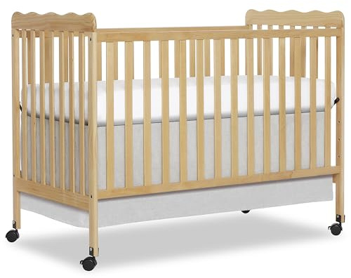 Dream On Me Full Size Carson 3-in-1 Convertible Baby Crib, Locking Wheels