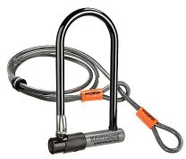 Kryptonite LK41051 KryptoLok Series 2 Standard Heavy Duty Bicycle U Lock with 4ft Flex Bike Cable