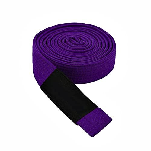 BJJ Belt Jiu Jitsu Kimono bälte - gi 100% bomull 6 mm Olika Färger (A4 / 310 cm, Lila)