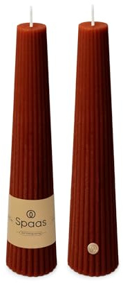 Spaas Vela Acanalada, 25 h, Color Burdeos