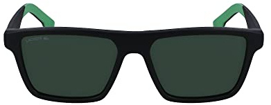 Lacoste Men's Sunglasses L998S - Matte Black/Green with Solid Green Lens