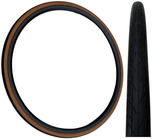 Baldys COMET 700 x 25c BROWN WALL Road Racing Bike Tyre