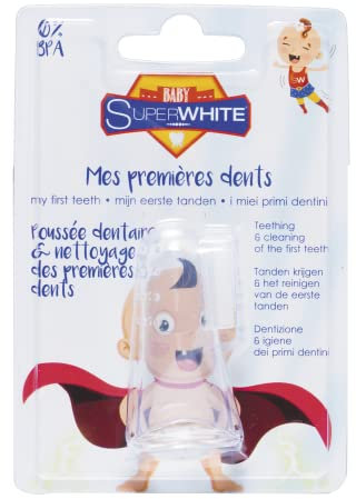 Superwhite Fingerzahnbürste - Baby-Zahnbürste für die ersten Zähne
