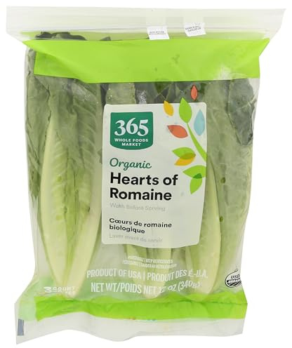 365 by Whole Foods Market, Organic Hearts of Romaine, 3ct, 12 Ounce