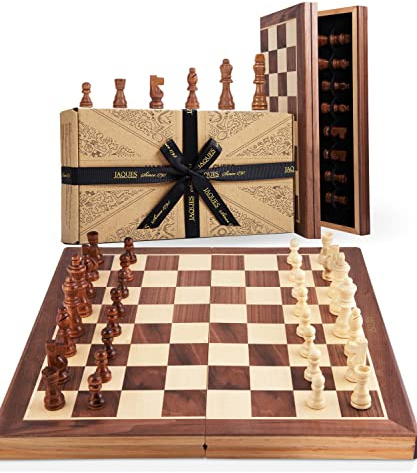 Jaques of London Large Chess Sets | 15 Chess Board | Premium Wooden Set For Adults Luxury | Chess Set For Adults with Staunton Chess Pieces | Since 1795…
