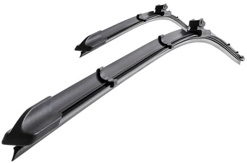 Mossa Escobillas limpiaparabrisas para la luna delantera adecuadas para Peugeot 208 I (01.2012-06.2019) - escobillas plana