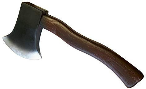 12 Haute Densité Mousse Main Hache Viking Barbare Theatre Prop Marron
