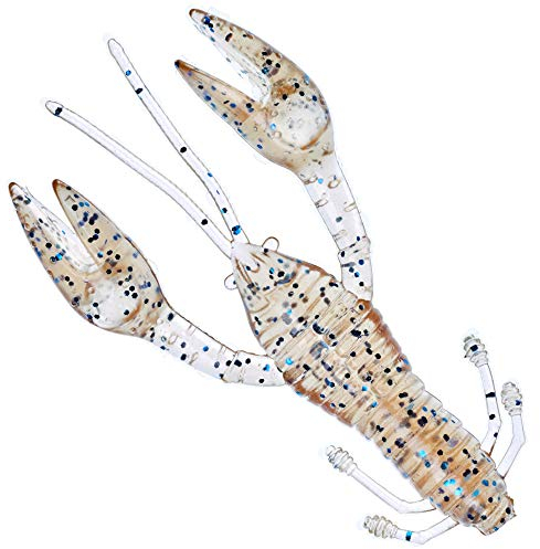 Gunki Hourra Craw 7,5cm 4,15g - 10 Gummikrebse, Gunki Farben:Shrimp