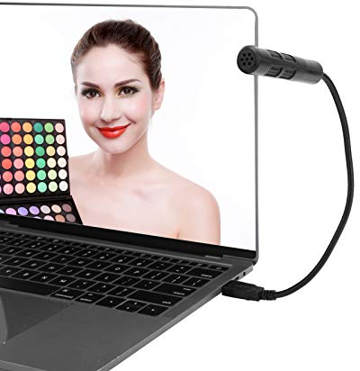 Microfono USB per Computer,Microfono per PC USB Omnidirezionale Plug & Play,Microfono per Giochi per Ufficio Aziendale per Trasmissione in Diretta,MSN,SKYPE,Videoconferenza,Canto,Registrazione(M-588)