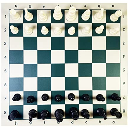 xunfu Portable Jeu Echec Adulte, Rollable Jeu d'éChecs, Jeux de Voyage Echiquier, Jeux de SociéTé Enfant,34x34cm