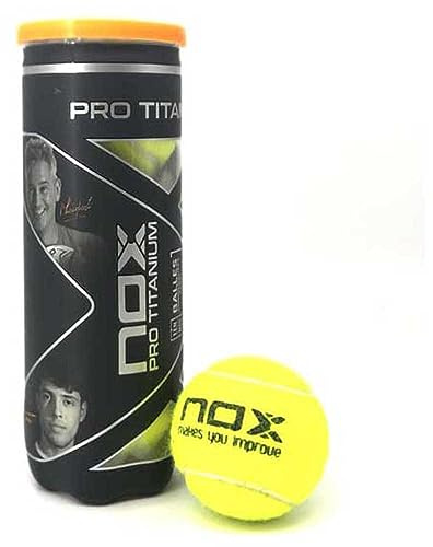 nox Bag of 3 Balls Pro Titanium Beach Tennis