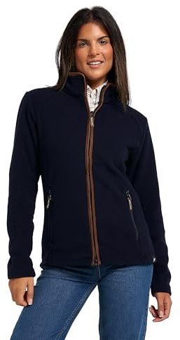 JACK PYKE Ladies 250gms Thermal Fleece Long Sleeve Jacket Navy M