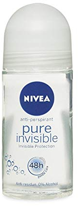 NIVEA Women Pure Invisible Deo Roll-on, Anti-Perspirant - 6er Pack (6 x 50ml)