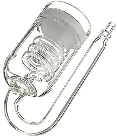 yeemeen U Form 3 Kreise Aquarium CO2 Regler, Aquarium CO2 Diffusor, 60~300L Pflanzen Tank Zerstäuber Magnetregler Moos, Rückschlagventil U Form Glasrohr Saugnapf
