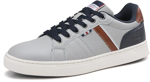 ARRIGO BELLO Zapatillas Hombre Zapatos Sneakers Vestir Casual Deportivas Caminar Correr Deportivas Gimnasio Moda cómodo Viajar Talla 41-46 (H Gris,Talla_41)