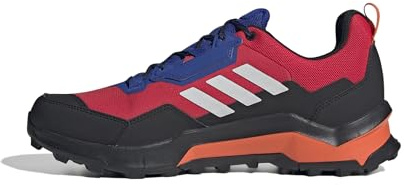 adidas Herren Terrex AX4 Gore-TEX Hiking Shoes, Pure Ruby/Grey One/Semi Lucid Blue, 44 2/3 EU