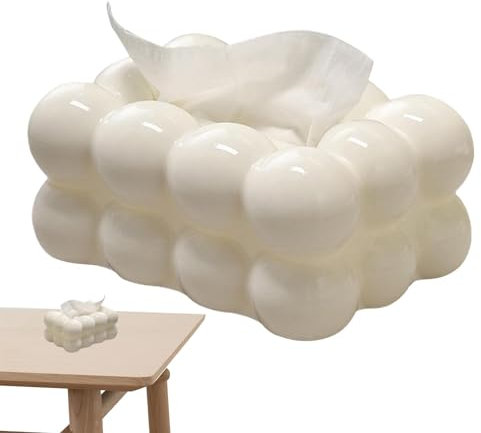 Taschentücher Box Bubble, Kosmetiktücher Box, Serviettenspender, Gesichtspapier Organizer Spender, Creative Fun Napkin Dispenser, Für Tischplatte, Schminktisch