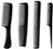 4 Pieces Ensemble de Peigne à Cheveux, Peigne Queuem, Peigne à Dents Fines et Larges et Le Peigne à Dents Larges, Antistatique Résistant à la Chaleur, pour Styliste de salon Coiffeur