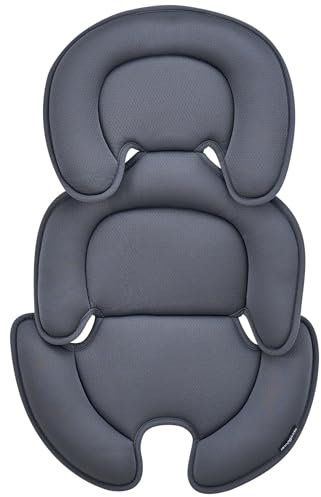 Innokids Head and Body Support Pillow Infant Car Seat Insert for Newborn to Toddler Stroller Cushion (Grey)