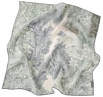 1 st Halsduk Hårband Foulard fyrkantig siden halsduk Snusnäsduk 67x67cm(COLOR 3)