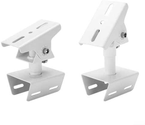 Soporte de cámara de seguridad giratorio de 360 grados e inclinación de 90 grados, hecho de hierro resistente para uso en interiores y exteriores con agarre seguro en los postes
