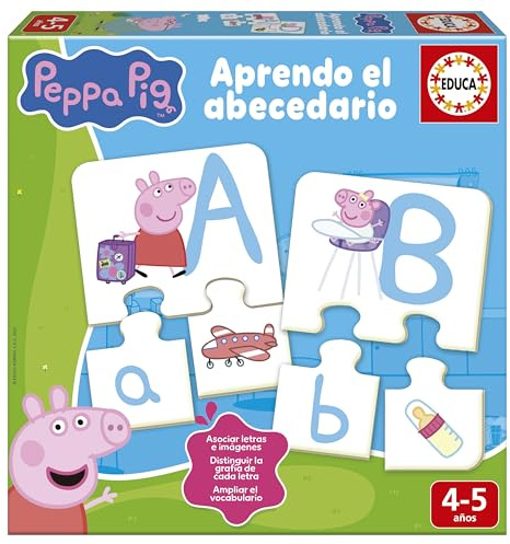 Educa Borras 15652 - Peppa Pig - Imparando L'Alfabeto, Gioco Educativo