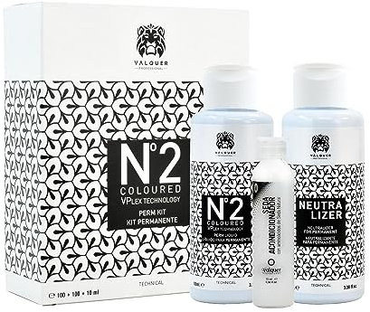Kit per Permanenten. 2 per capelli tinti 210 ml