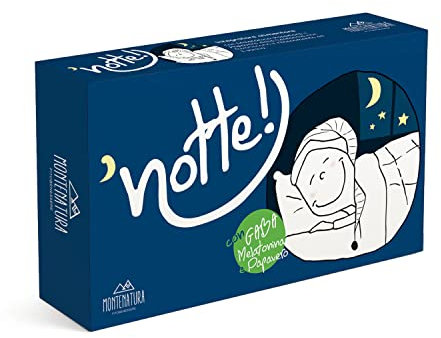 Montenatura® ’notte! Integratore per il Sonno con Melatonina, GABA, Passiflora, Papavero Rosso e della California – Favorisce Rilassamento, Addormentamento Naturale e Sonno Ristoratore – 30 Compresse