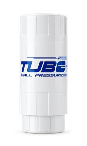 TUBOPLUS X3 - Pressurisateur de Balles de Padel et de Tennis | Boîte Hermétique pour Maintenir la Pression et Récupérer Le Rebond | Capacité: 3 Balles | Pompe Non Incluse - Blanc