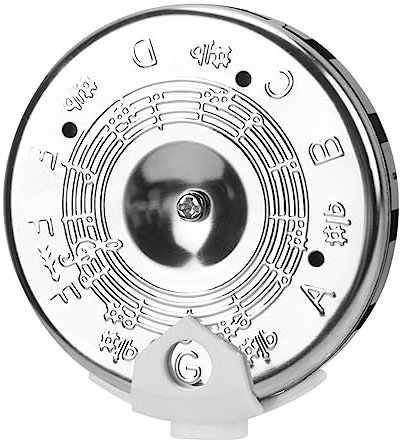 JOINPAYA 13 Tonpfeifenstimmer Stimmpfeife Chromatisches Stimmgerät Professionelles Pitchpipe-tuning-tool Tuner Werkzeug Bass Reliable Chrome-plated Tubes with Sliding Door Note Selector Give a Key to