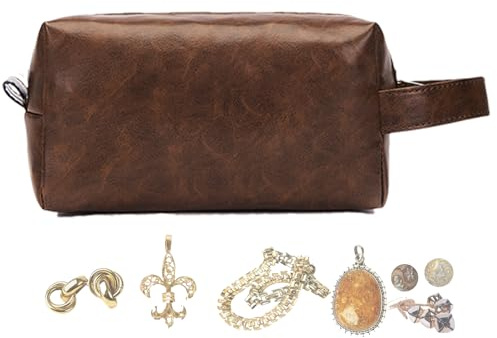 Trousse De Toilette De Voyage – Grand Organiseur en Cuir PU avec Poignée, Hydrofuge, Léger Et Robuste, Suspendu Ou Portable, Parfait pour Les Cosmétiques, Articles De Toilette Et Articles D'hygiène |