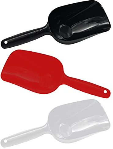 Set of 3 Jumbo Scoops 3 Cup Capacity - White Gray & Blue - Pet Feed Feeding Home Kitchen Garden Flour Fertilizer (3)