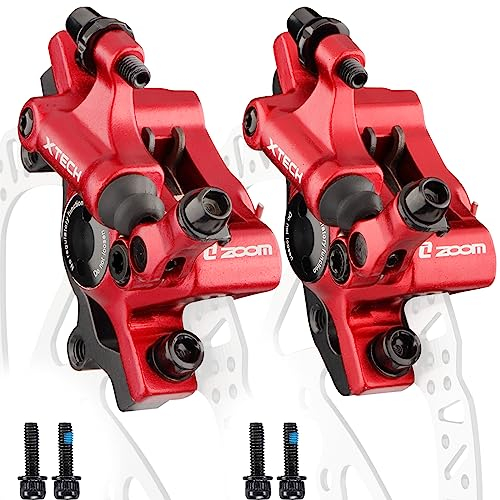 Hycline MTB Hydraulic Disc Brakes, HB-100 Hydraulic Disc Brake Caliper set Front and Rear,for Mountain Bikes, E-bike, Folding Bike