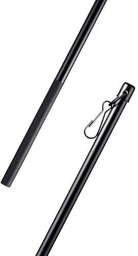 Barra Centrifugadora de Aluminio 100 cm (Negro) para Rieles de Paneles, Cortinas Correderas o Planas