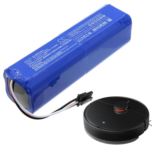 5200mAh Ersatzakku kompatibel mit Dreame D10s Pro, L10 Prime, L10s Pro, RLL11GC, R2250, RLS6L, Xiaomi 34264, BHR5195EU, Mi Robot Vacuum-Mop 2 Ultra, P2150-4S2P-MMBK
