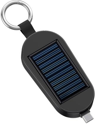 Power Bank Portatili Per Cellulari | Portachiavi Caricatore Solare Powered Bank Con Tipo C | Caricabatterie Wireless Power Bank 3000mAh Per Orologio Da Esterno Telefono Cellulare Campeggio Viaggio