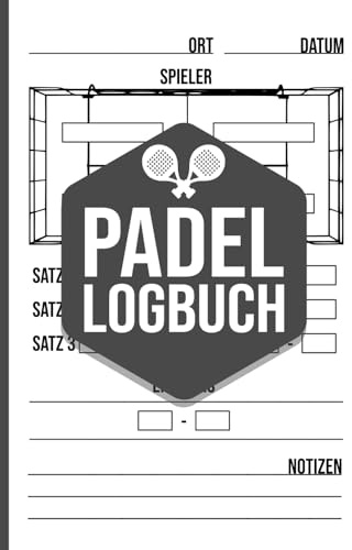 Padel Logbuch (Hardcover): Padel Tennis Match-Tracker • Spiele, Sätze und Ergebnisse festhalten • Ideal für Training und Turniere
