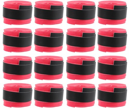 Homoyoyo 60 Cintas Antideslizantes para Raquetas de Bádminton y Tenis, Absorbentes de Sudor, Elásticas de PU, Perforadas, Resistentes al Desgaste, Accesorio Deportivo para Entrenamiento