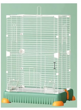 Small Bird Cage Birdcage Large Space Bird Villa Horizontal Wires Multi Door Raised Chassis Parrots Flight Bird Cage