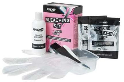 Kit de décoloration cheveux Crazy Color - Poudre - Noir - Sans ammoniaque, Sans peroxyde - Permanent - Standard - Pour toutes les couleurs de cheveux