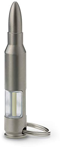 KHS TRIGATAG® Patrone Cal. 5.56 x 45 KHS.TTBUL3.SR1 Anhänger Edelstahl mit H3-Tritium-Gaslichtquelle grün, inkl. Schlüsselring